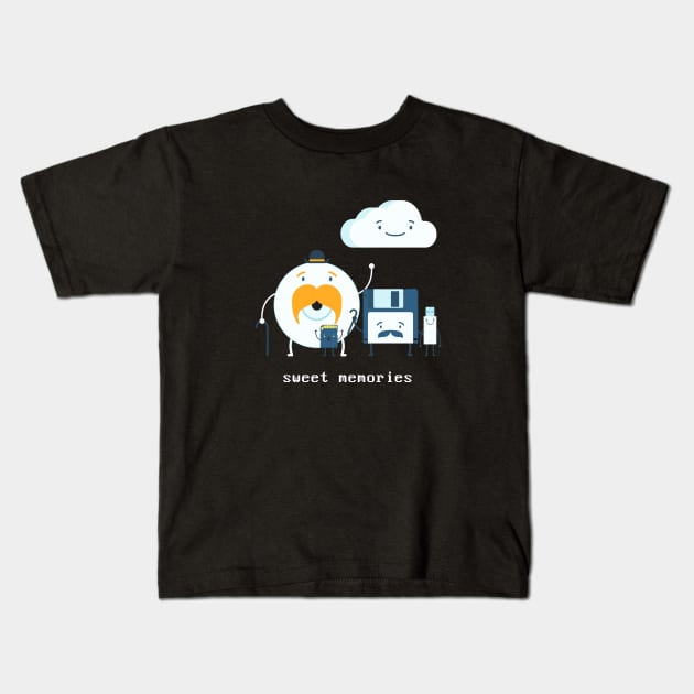 Sweet Memories Kids T-Shirt by Printadorable